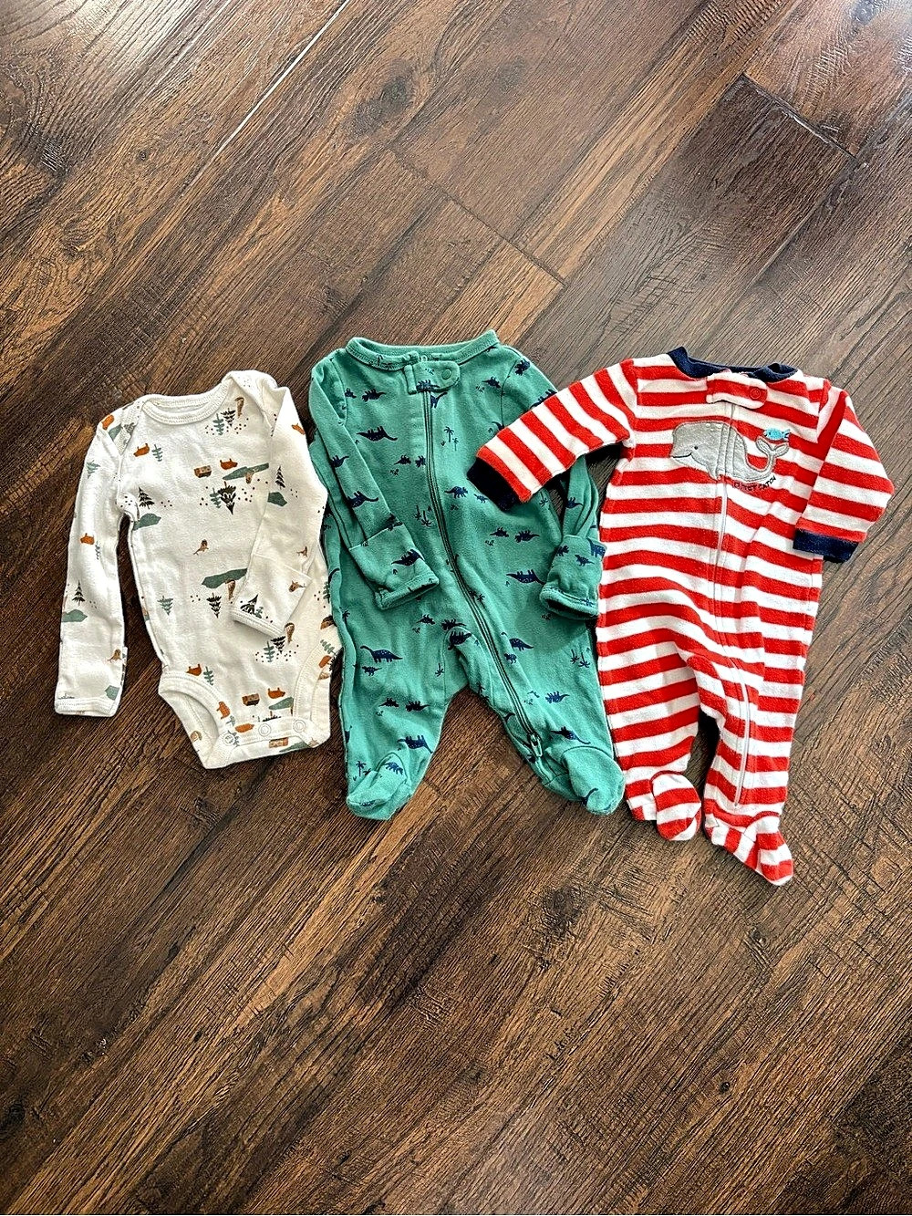 Carter's 3-pc Baby Footie/Onesie Bundle Set